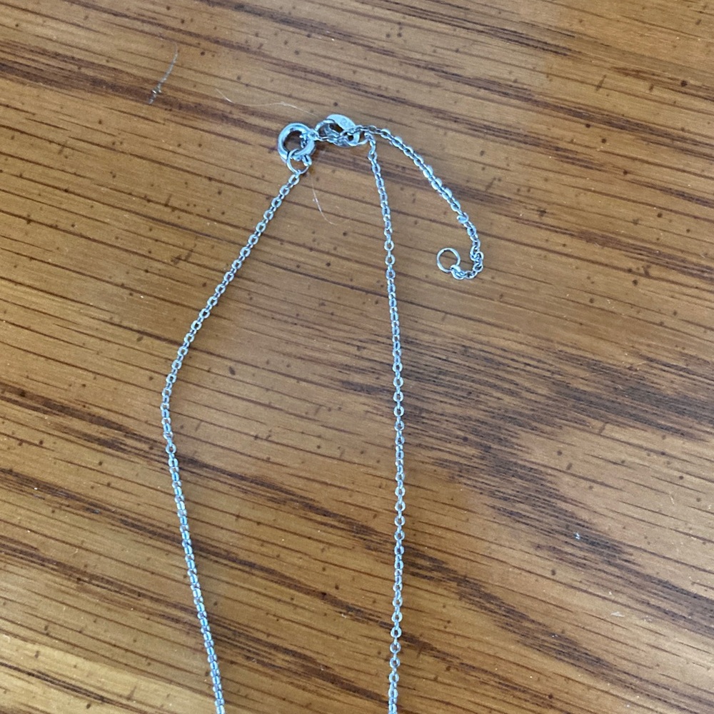 Chic Silver Necklace with Turquoise Beads and Cross Pendant - Picture 3 of 6